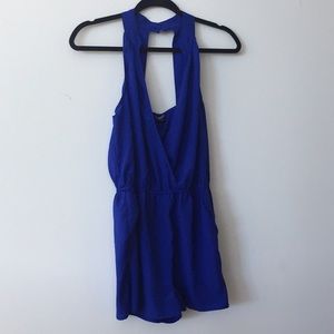 Royal blue urban outfitters romper XS